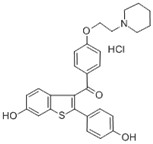 Gesundes Antiöstrogen-Steroid-Raloxifen-Hydrochlorid Raloxifen für Brustkrebs-Behandlung