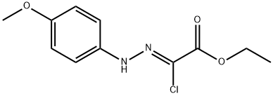 Äthyl (2Z) - Chlor- [hydrazono (4-methoxyphenyl)] ethanoate Struktur